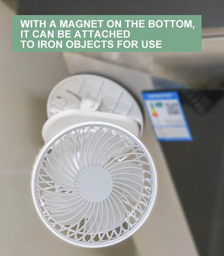 F46 rechargeable clip fan