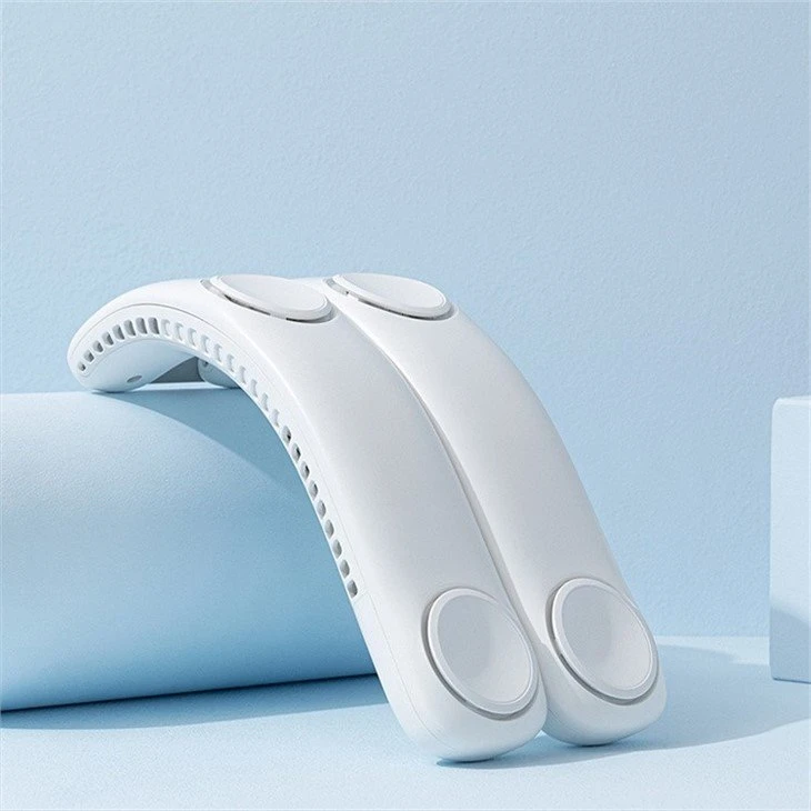 Mini folding neck fan