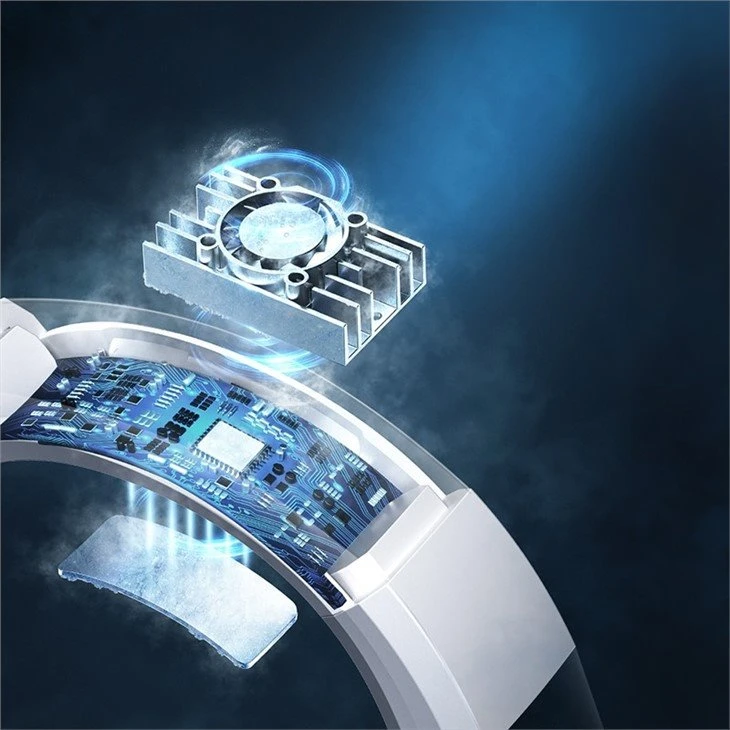 Semiconductor refrigeration hanging neck fan
